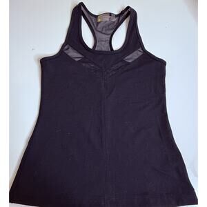 zella black S gym training thank top